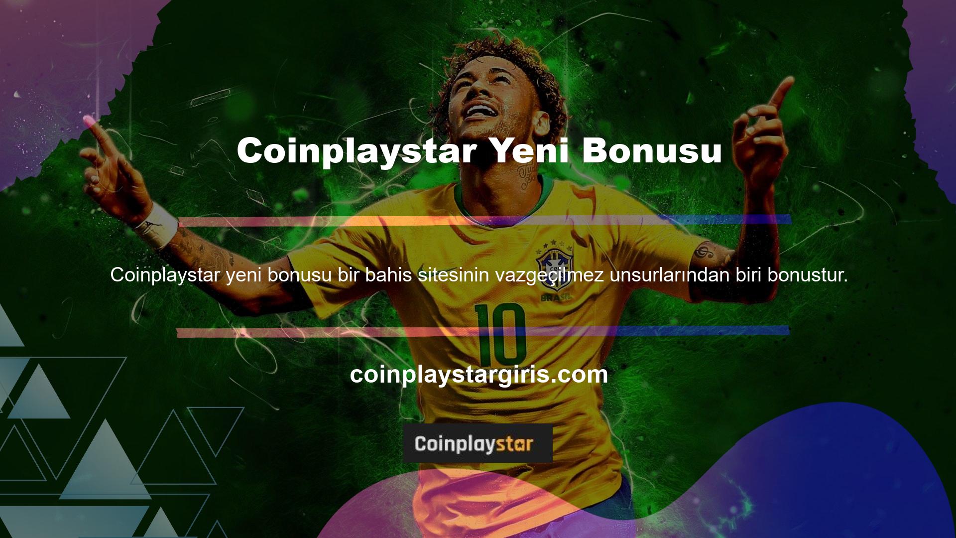 Coinplaystar bonuslarına baktıktan sonra bu sitenin kaliteli bonuslara sahip olduğunu söylemek kolaydır