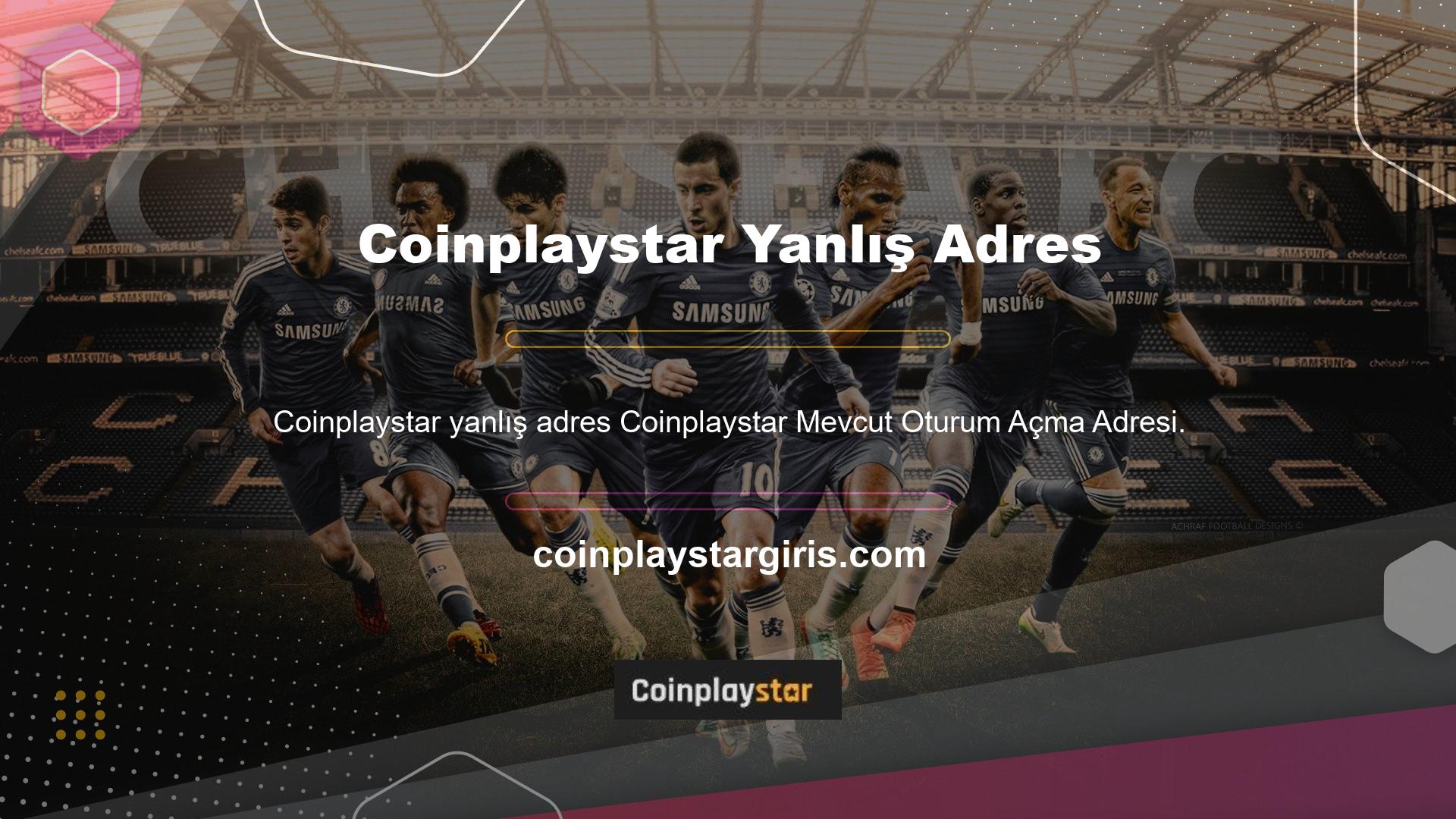 Yanlış bir adres oluşturmak isteseniz bile, mevcut oturum açma adresinizi Coinplaystar web sitesinde değiştirebilirsiniz